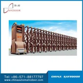 Aluminium automatische inklapbare intrekbare poort